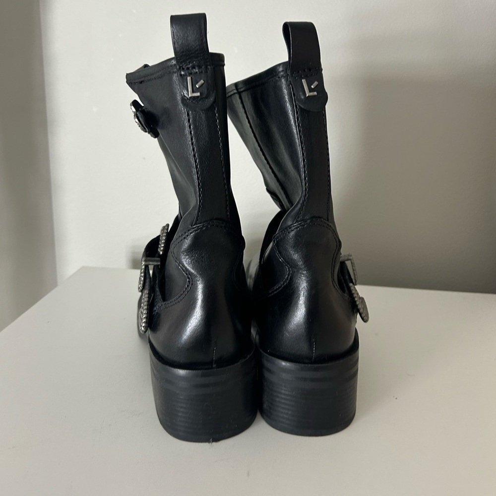 Larroude Hardy Buckle Boot - Picture 3 of 9